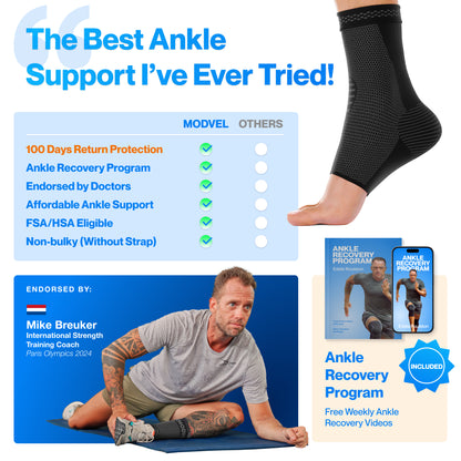 Modvel Ankle Brace Black - NEW!