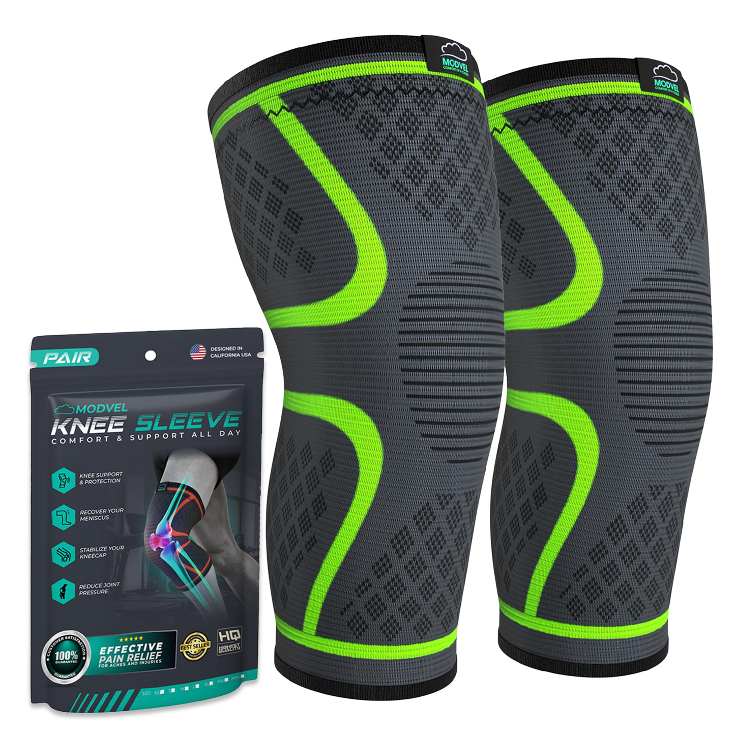 Modvel Knee Brace 2-Pack (New Colors)