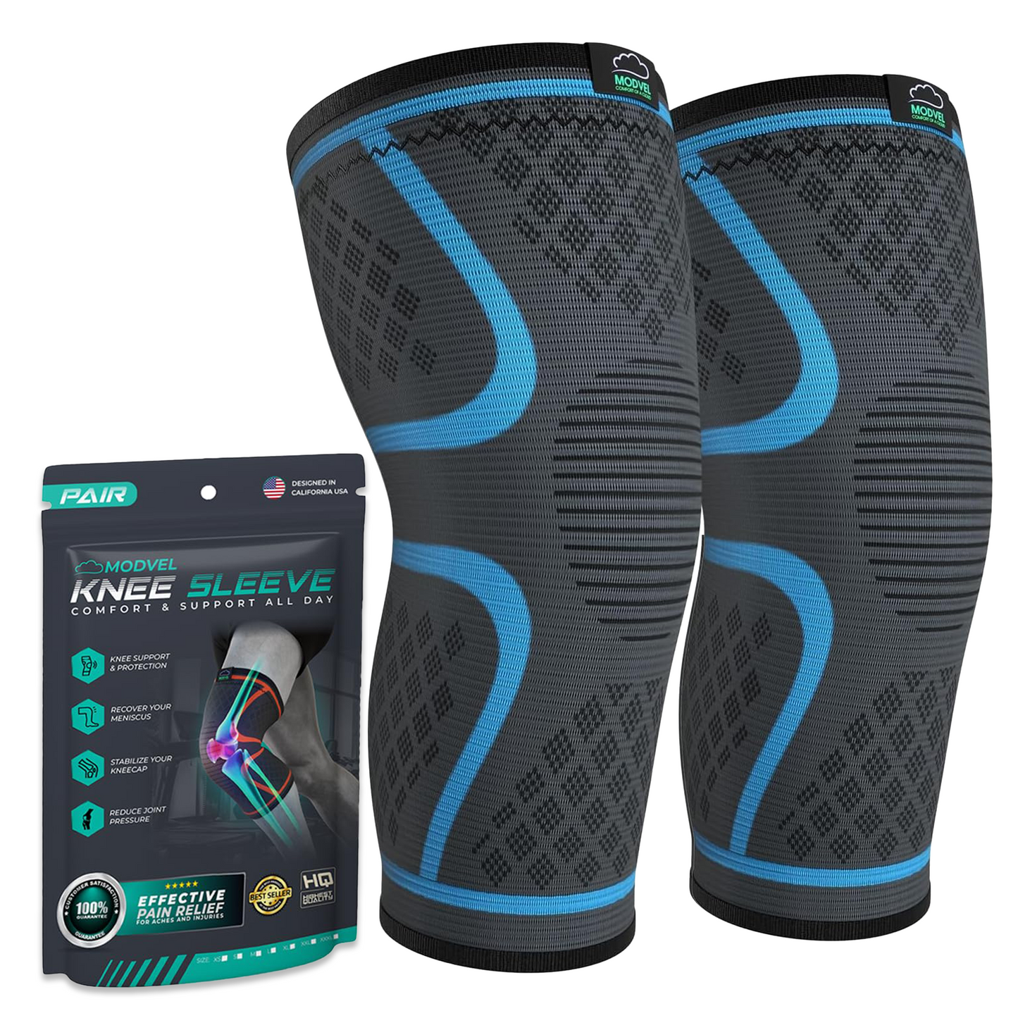 Modvel Knee Brace 2-Pack (New Colors)