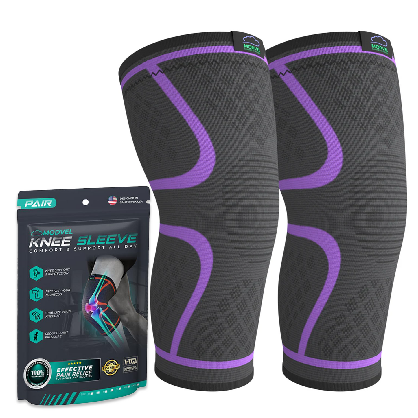 Modvel Knee Brace 2-Pack (New Colors)