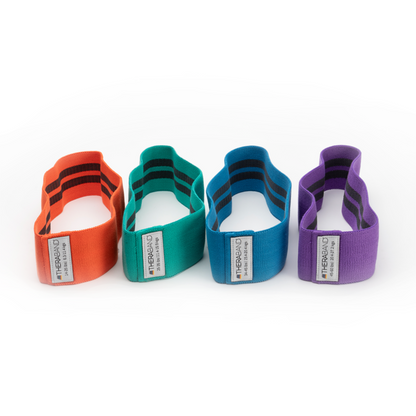 THERABAND Fabric Glute Bands 4-Pack