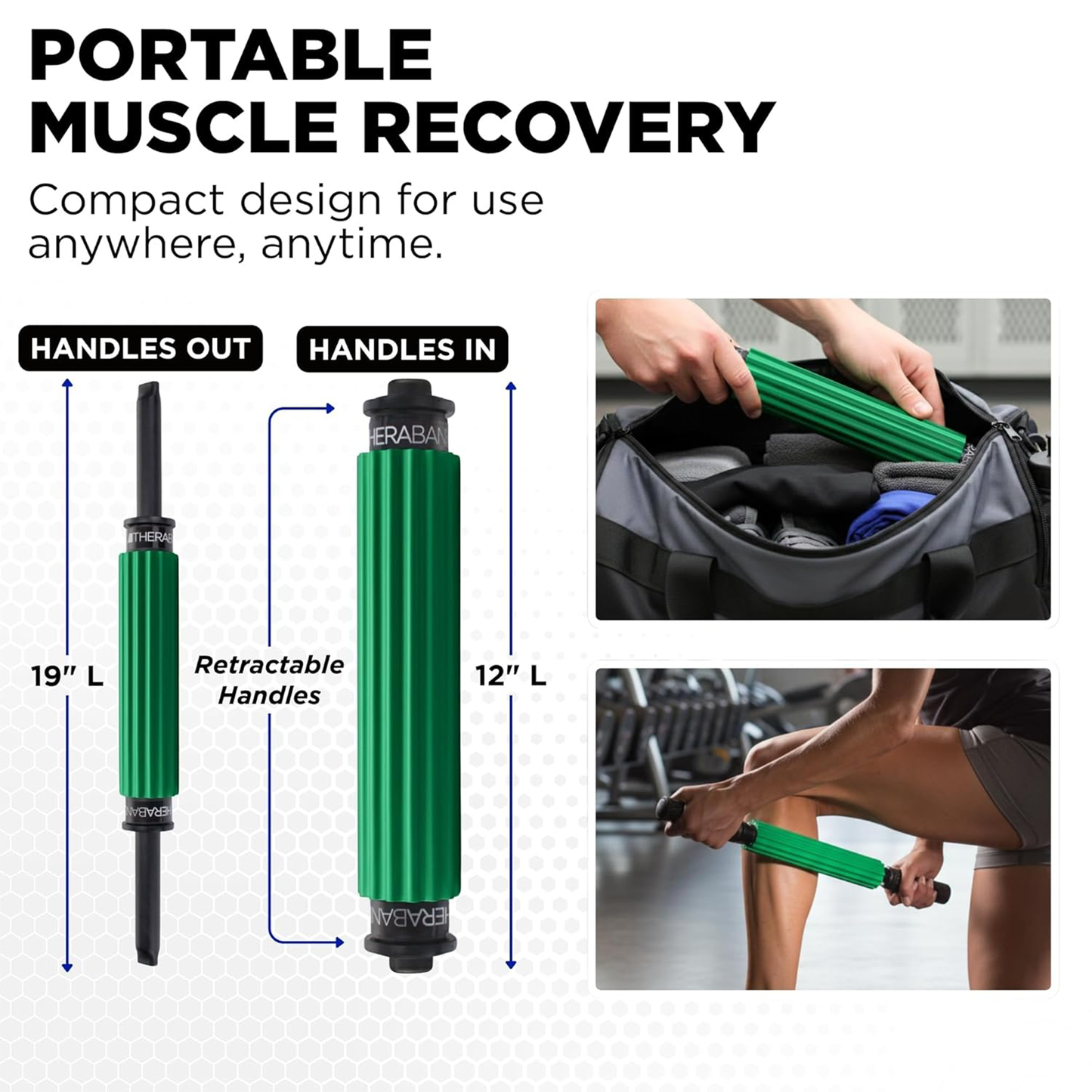 THERABAND Roller Massager - Portable Size