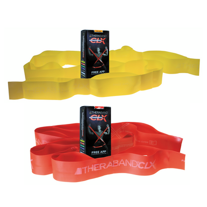 THERABAND CLX 2-Pack Light & Medium Resistance