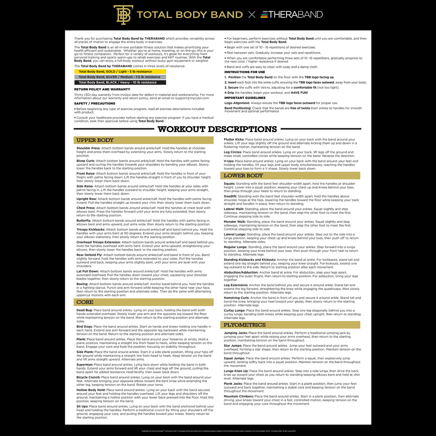 Total Body Band x THERABAND Bundle - Fit Expo 2026